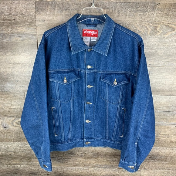 wrangler denim jacket xl